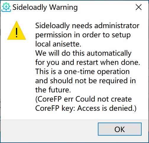 sideloadly-warning-needs-administrator-permission